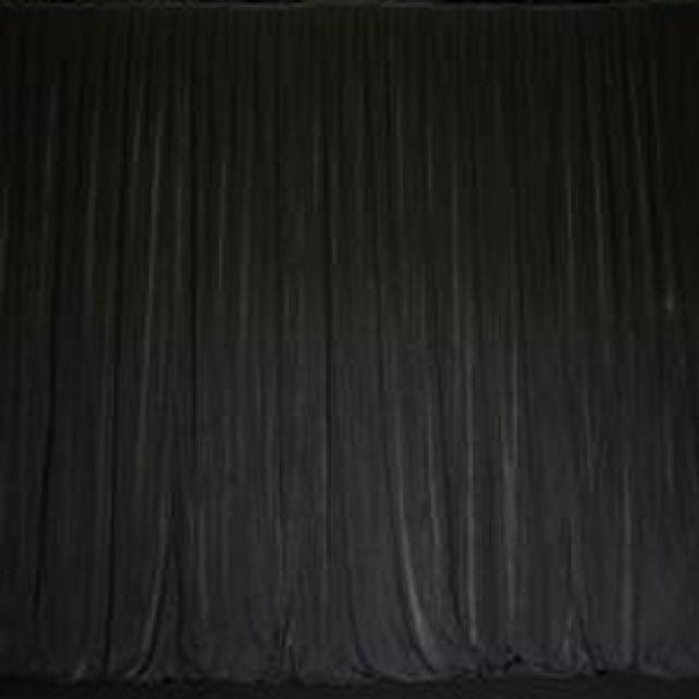 Black Draping 3m by 6m