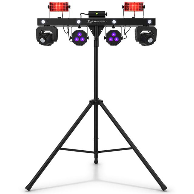 Chauvet DJ all in one GigBar Hire on a stand