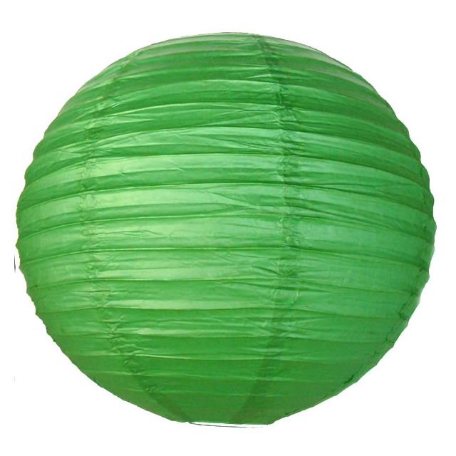 round paper lanterns-600mm-Green