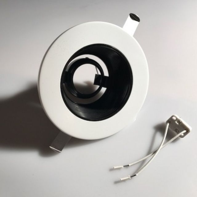 White Round Light Fixture