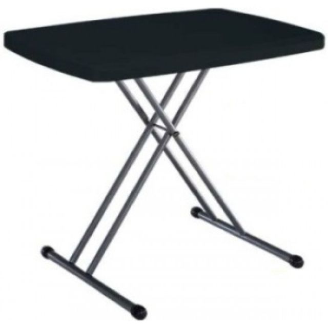 small black folding table