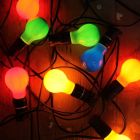 Coloured Festoons Outdoors