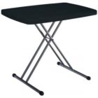 small black folding table