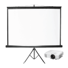 Tripod-Screen-and-Projector-Hire-(2.1-x-2.1m)