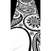 Pre-printed and designed backdrop ABSTRACT PATTERN - BEATNIX 1 Backdrop Hire 1.8mW x 5mH