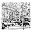 Pre-printed and designed backdrop PARIS SKETCH 1 Backdrop Hire 2.4mW x 2.3mH