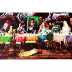 Pre-printed and designed backdrop ALICE IN WONDERLANDTEAPARTY Backdrop Hire 3.6mW x 2.3mH