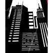 Pre-printed and designed backdrop CITY SKYLINE 2 Backdrop Hire 1.2mW x 2.4mH