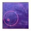 Pre-printed and designed backdrop PURPLE BUBBLE RING Backdrop Hire 2.4mW x 2.4mH