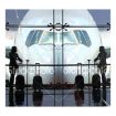 Pre-printed and designed backdrop AEROPLANE CENTRE (AIRPORT 1) Backdrop Hire 2.3mW x 2.4mH