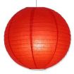 Round Paper Lantern Red