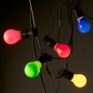Create a fun vibe at your next event with coloured globes festoons