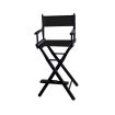 tall black director chair