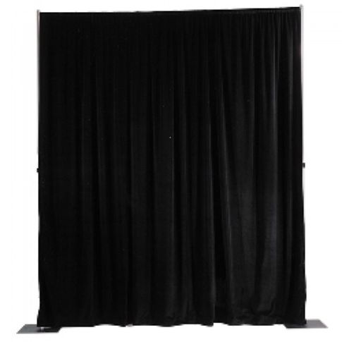 Drape Black Velvet 2.8 M High x 3 M Wide