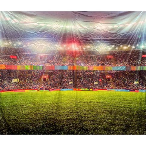 Pre-printed and designed backdrop STADIUM CROWD Backdrop Hire 3.5mW x 3mH