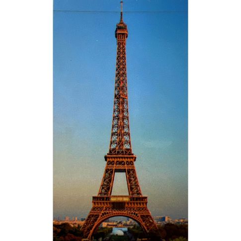 Pre-printed and designed backdrop FRANCE EIFFEL TOWER Backdrop Hire 1.2mW x 2.4mH