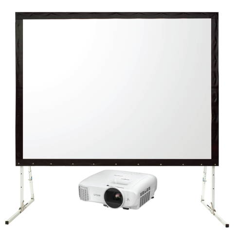 Fast-Fold-Screen-with-Data-Projector-Hire