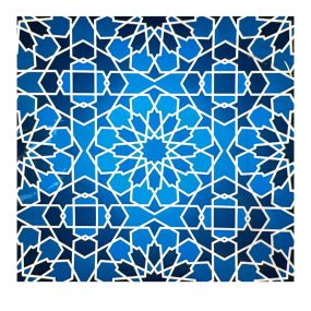 Pre-printed and designed backdrop ARABIAN PATTERN Backdrop Hire 2.4mW x 2.3mH